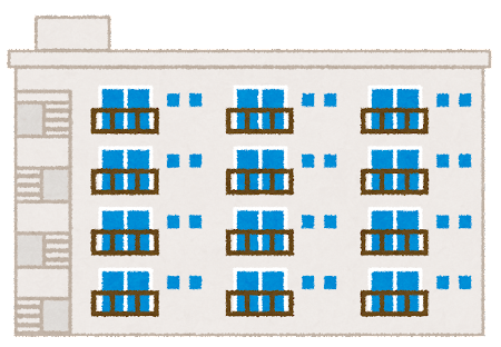 団地の絵